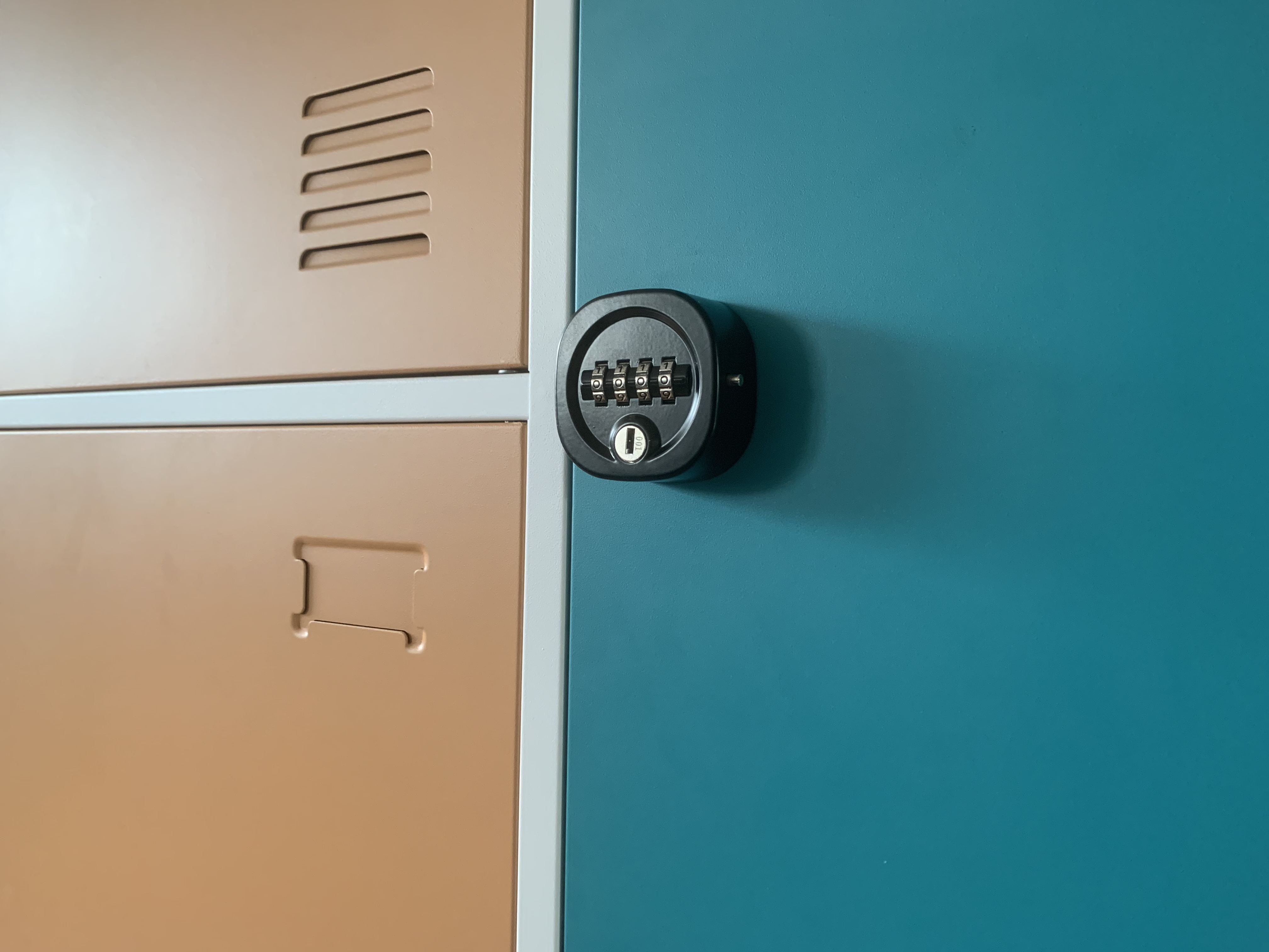 AJF new mechanical keyless entry combination door locks with master key combination locker locks