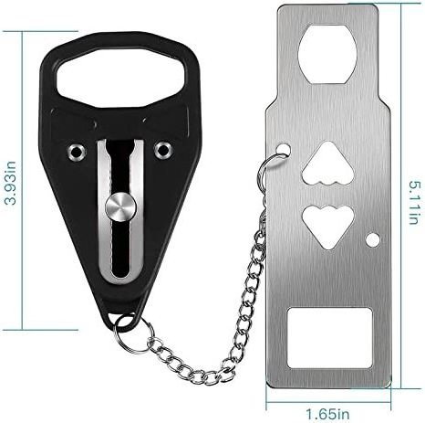 AJF Portable Door Lock for Travel and Home Security,Sturdy Self-Defense Door Safety Device for Home, Apartment, Hotel