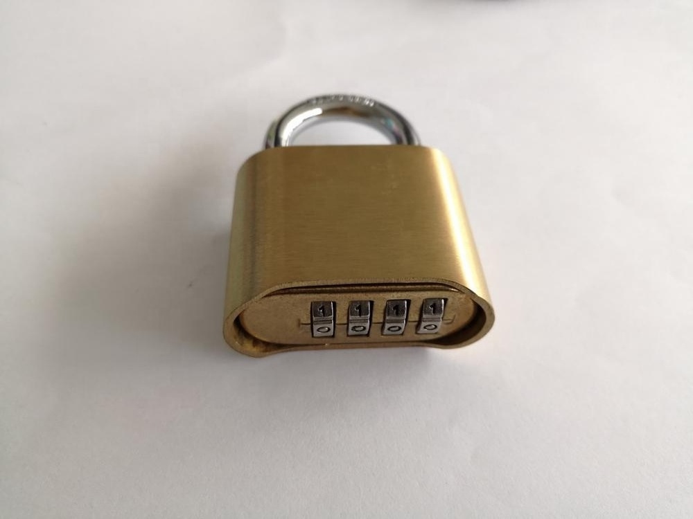 AJF High quality and security digital solid brass guard or locker or outdoor number combination padlock