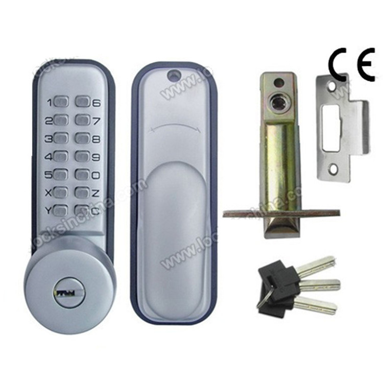 AJF High quality and security Mechanical push button digital keypad code locker lock