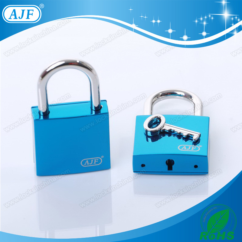 AJF New arrival TUV test passed, ROHS colorful High-end square love key lock