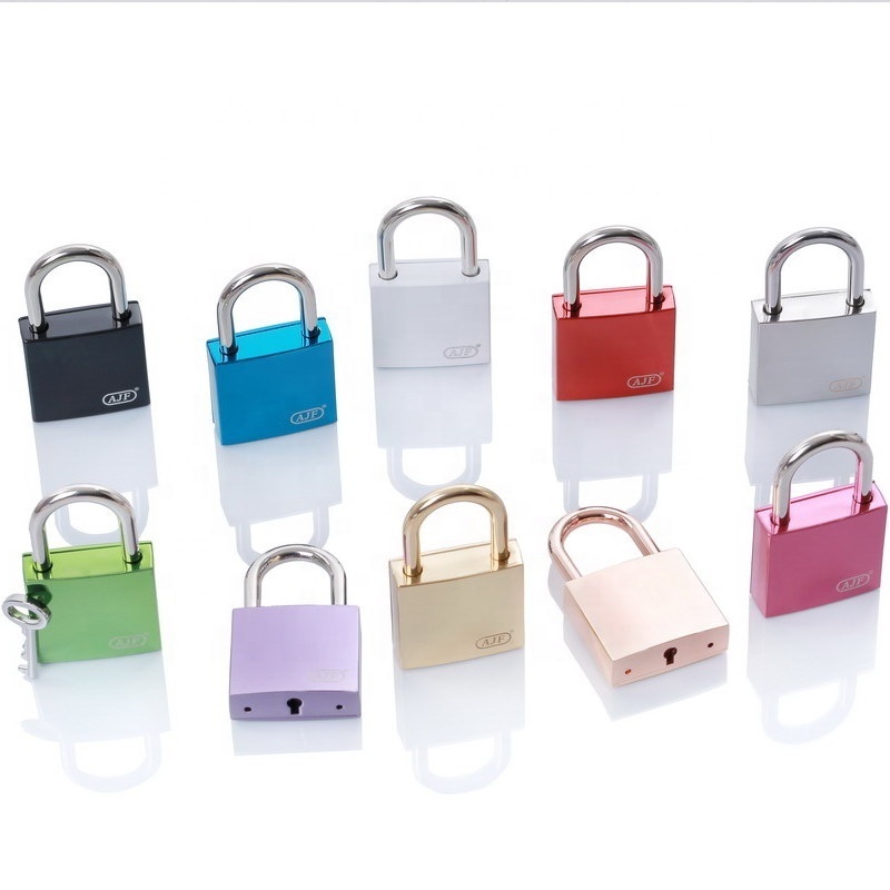 AJF New arrival TUV test passed, ROHS colorful High-end square love key lock