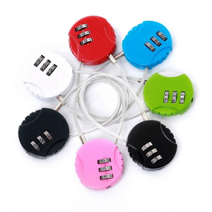 AJF Wholesale cable number luggage combination lock