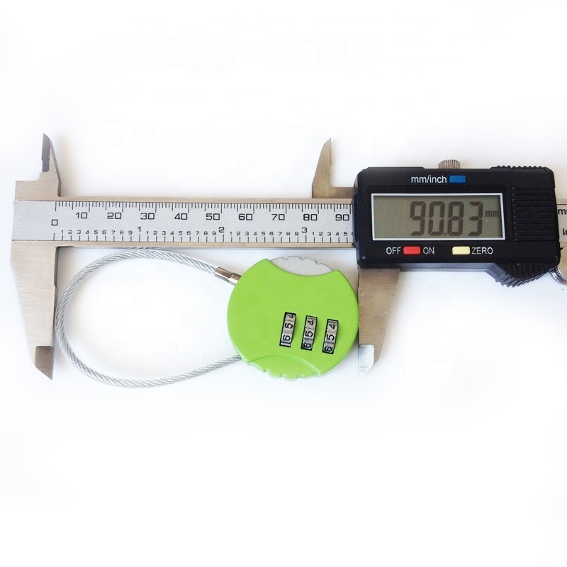 AJF Wholesale cable number luggage combination lock