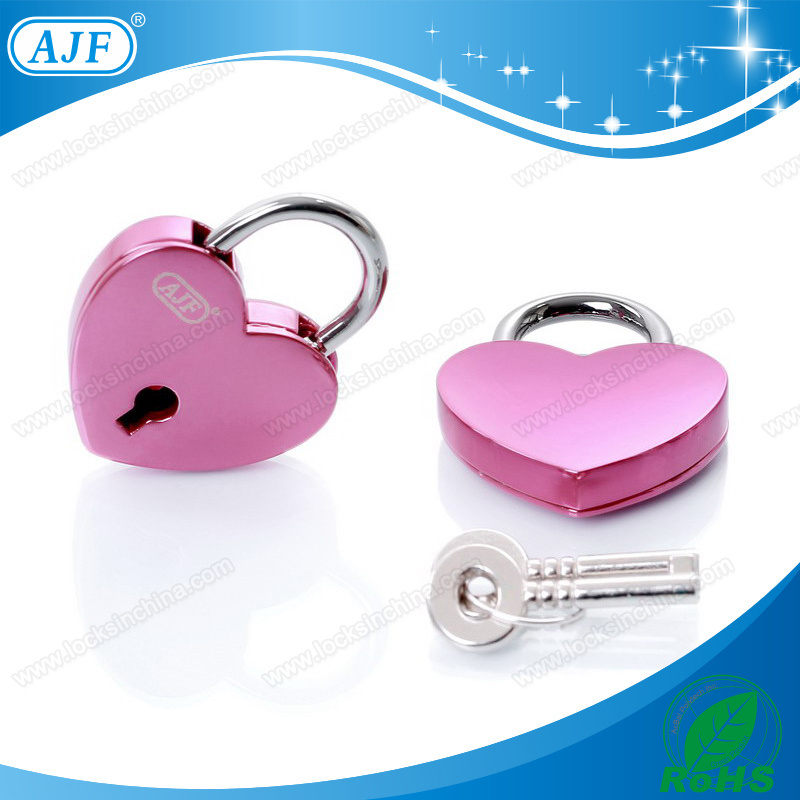 AJF colorful whosale wooden small box mini metal lock or handbag key lock