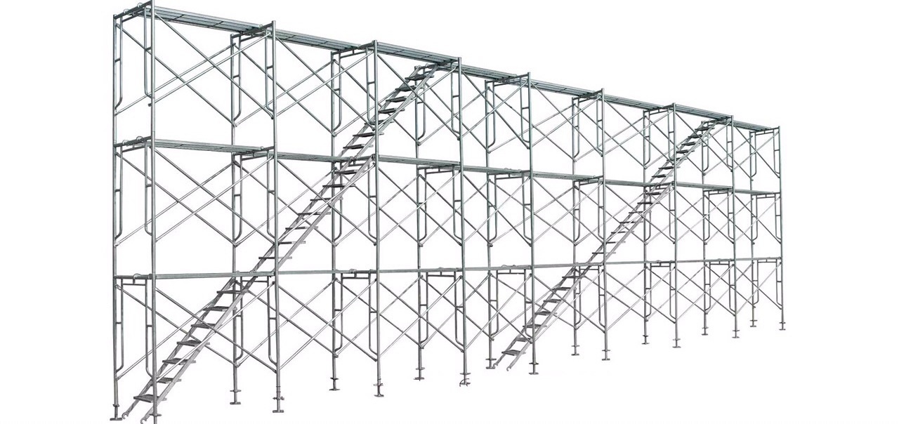 H Scaffolding System Galvanized Construction Walk Through Frame Scaffolding Italian For Construction Mason Frame