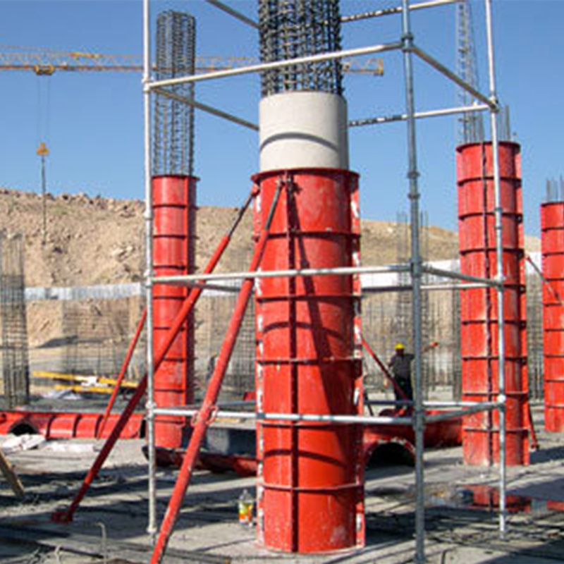 building steel circular round formwork beam for concrete for construction