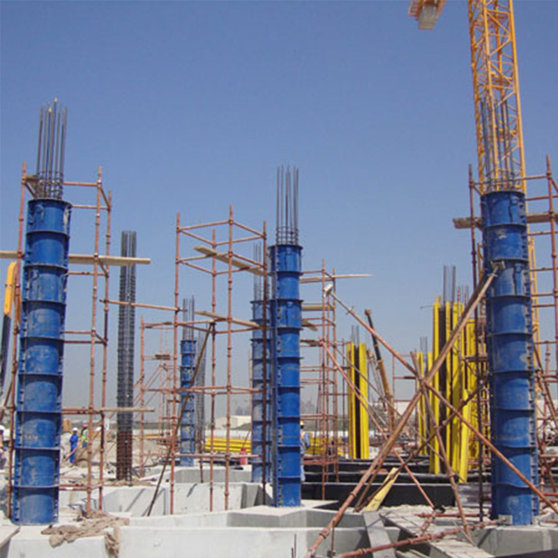 Guangzhou factory price steel precast concrete molds wall steel column forms steel formwork for construction foundations