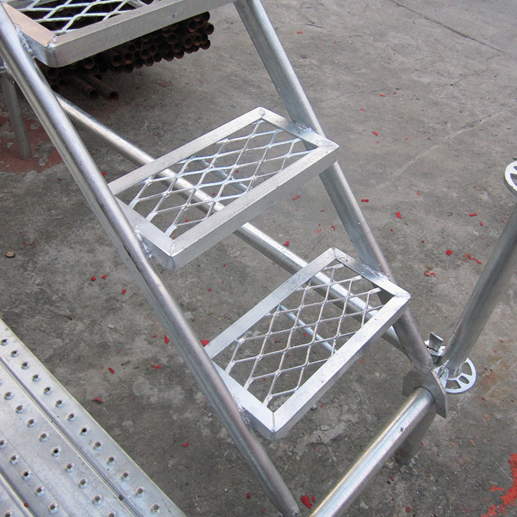 Wholesales Building Construction Material Scaffolding Style Ladder Scaffold Stairs Step Ladders