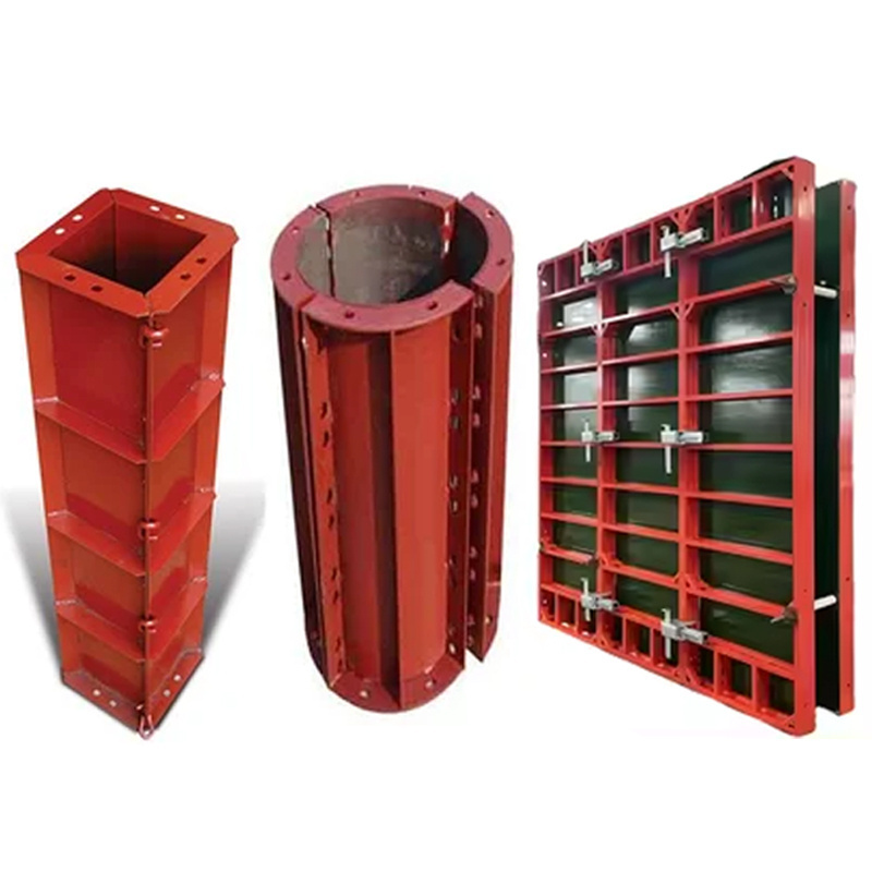 Concrete Construction Wall and panel Slab Column Solution-Reusable Metal Steel Frame Modular Precast Shuttering Formwork System