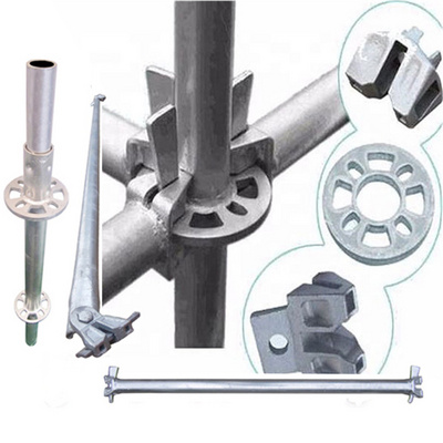 Construction Hot Dip Galvanized Ringlock Scaffolding System Accessories Used Ringlock Scaffolding Brace Wholesale