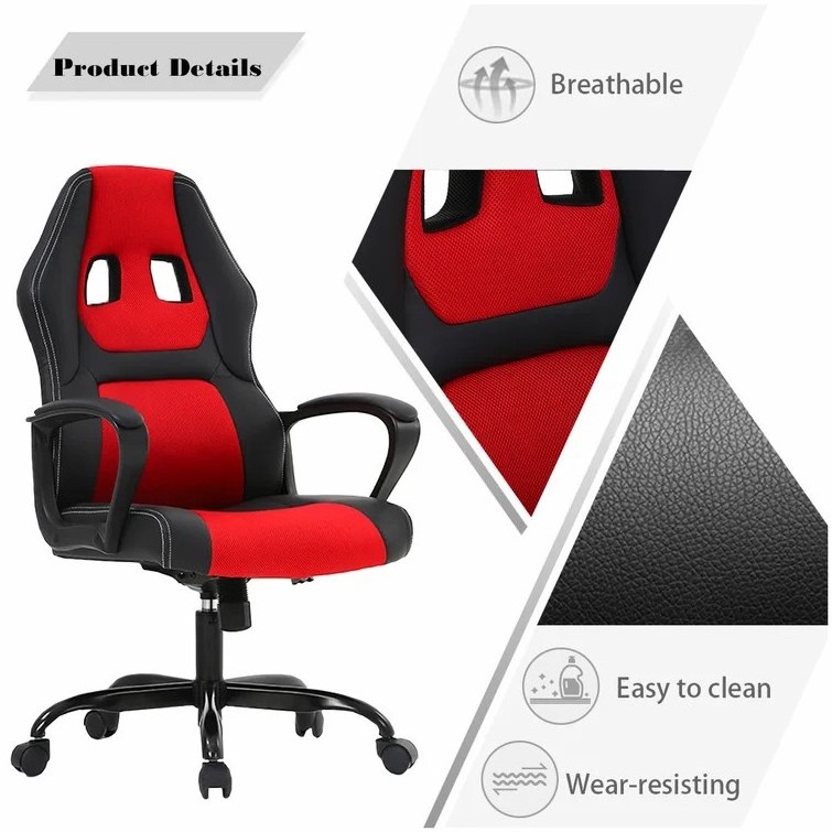 Hot sales scorpion racing computer silla gamer gaming chair with movable wheels