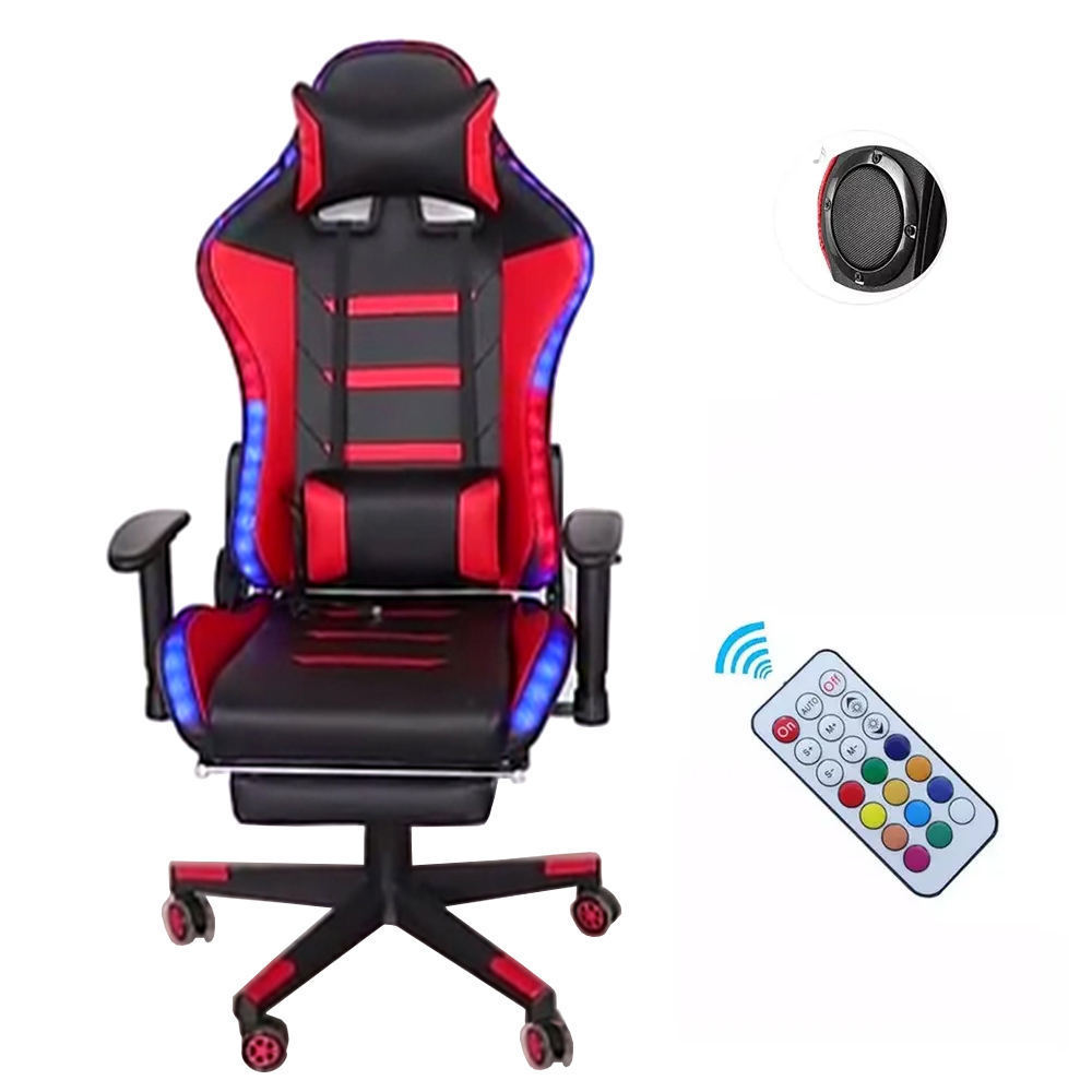 Charmstone Adjustable Led Rgb Silla Pu Leather Gamer Chair Racing Comfortable Comput Chair Gaming Rgb