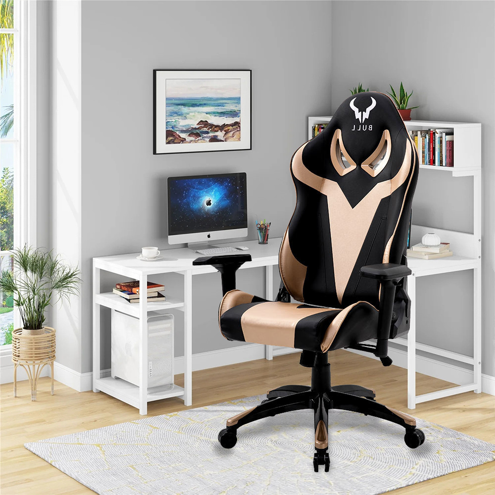 2023 Newest Design Luxury Comfortable Office Gamer Racing Gaming Chair With Pillow And Cushion