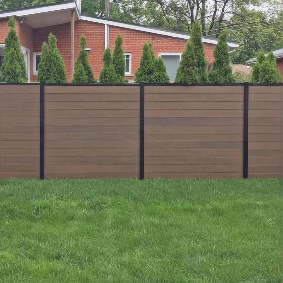 Ornamental Co-extrusion Security Field Barrier Panels Easy to Install Outdoor Yard Various Sizes Fencing