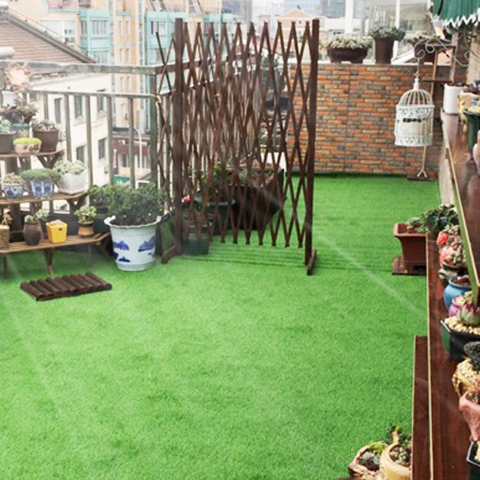 Outdoor Garden Interlocking Artificial Grass plastic base Outdoor diy tile Natural Grass Faux Lawn WPC Tiles