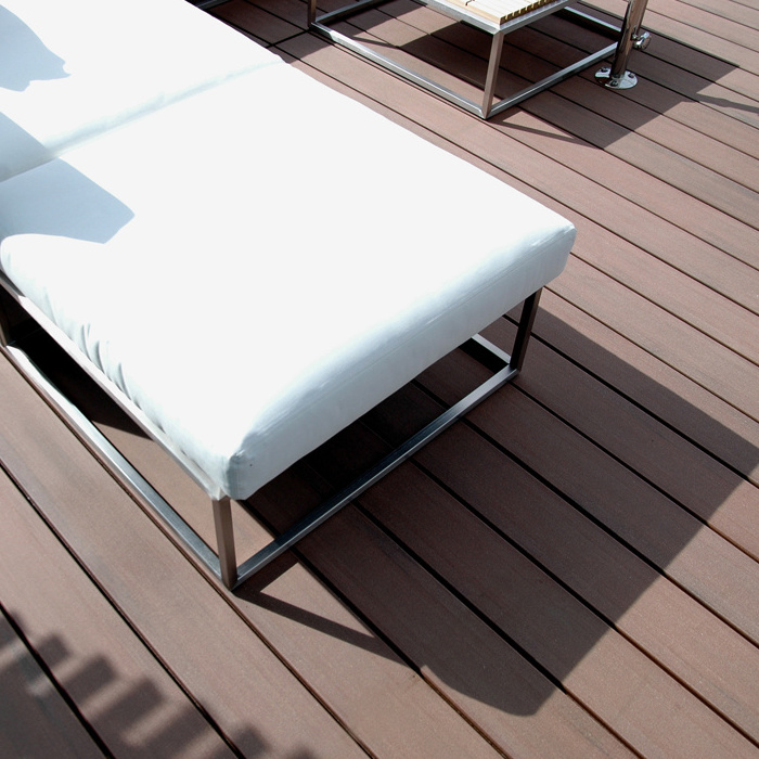 Plastic NO Fading Fireproof Waterproof Decking WPC Decking Patio Wood Flooring Outdoor Wood Plastic Composite Decking