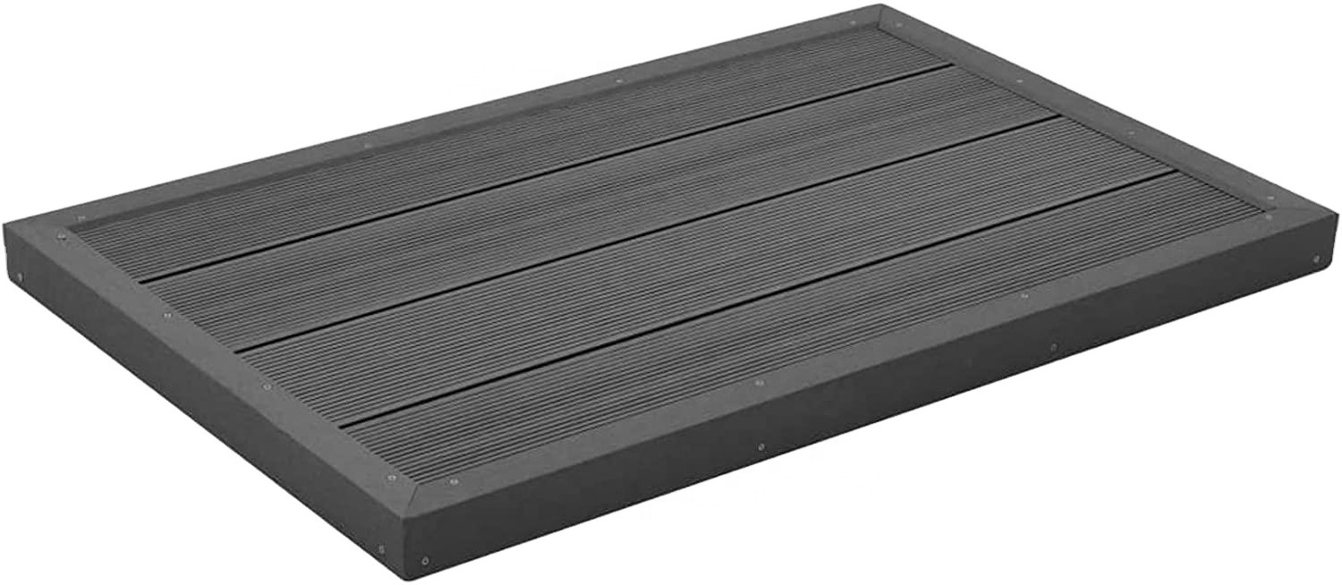 Element WPC Shower Floor Board Non Slip Panel Grey for Solar Shower Pool Ladder/Garden/ Patio