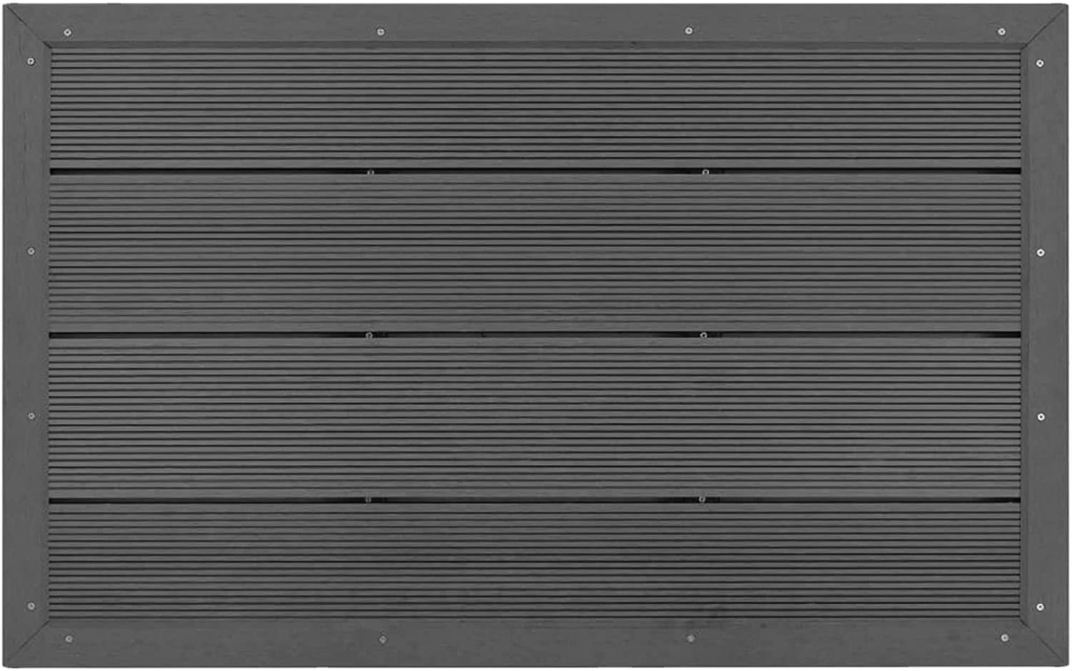 Element WPC Shower Floor Board Non Slip Panel Grey for Solar Shower Pool Ladder/Garden/ Patio