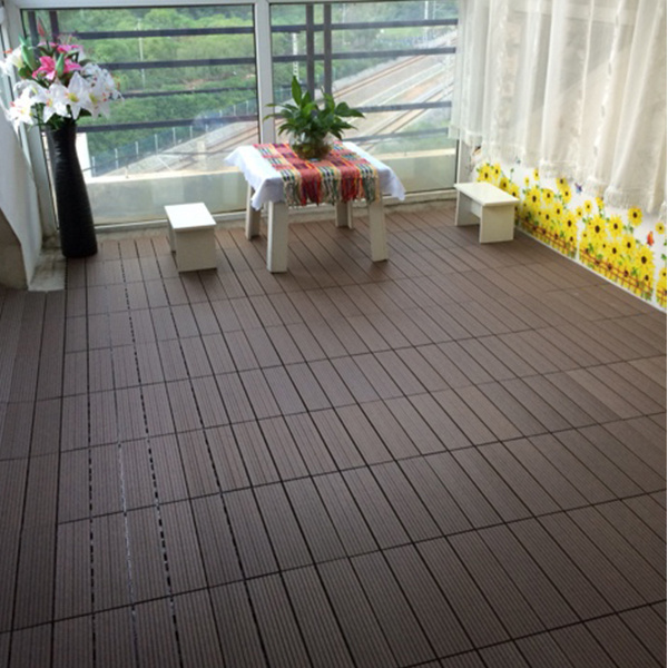 50*50 cm solid composite  wpc slip resistant wood plastic  decking  tiles