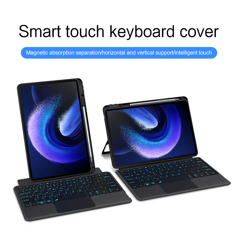 Magic Wireless Keyboard Case For Xiaomi Pad 6/6 Pro 2023 11 Inch Tablet Separable Bluetooth Keyboard Magic Protective Cases TPU