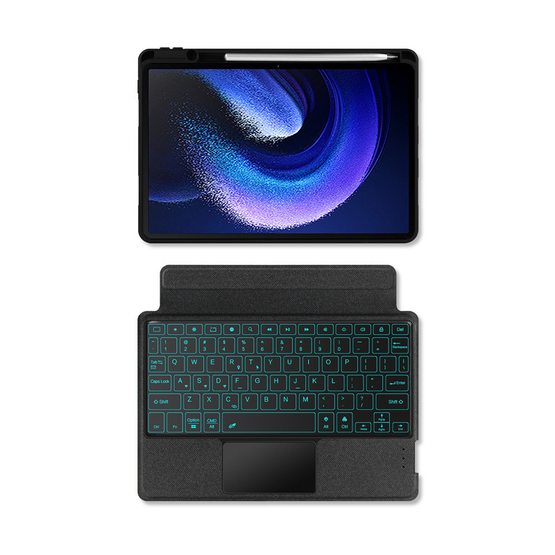 Magic Wireless Keyboard Case For Xiaomi Pad 6/6 Pro 2023 11 Inch Tablet Separable Bluetooth Keyboard Magic Protective Cases TPU