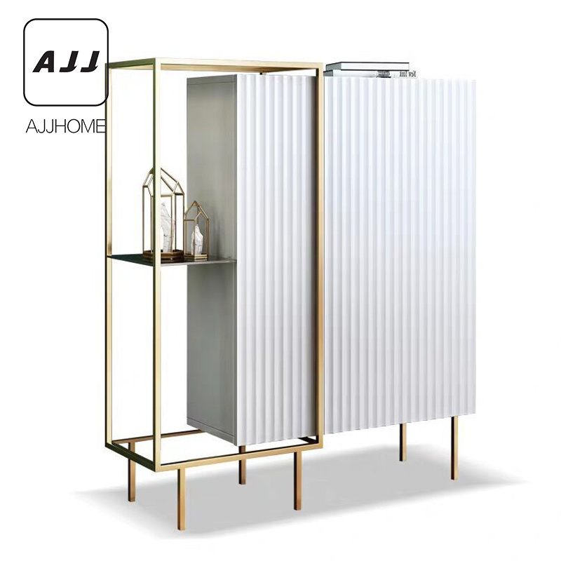 AJJ ZY01 Nordic light luxury porch table creative personality porch table decoration cabinet door shoe cabinet