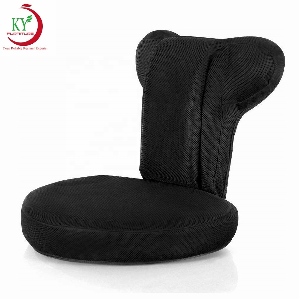 JKY Furniture Floor Recliner Chair for Adults Kids Chaise Lounges Home Lazy Tatami Chair Breathable Back Adjustable Folding