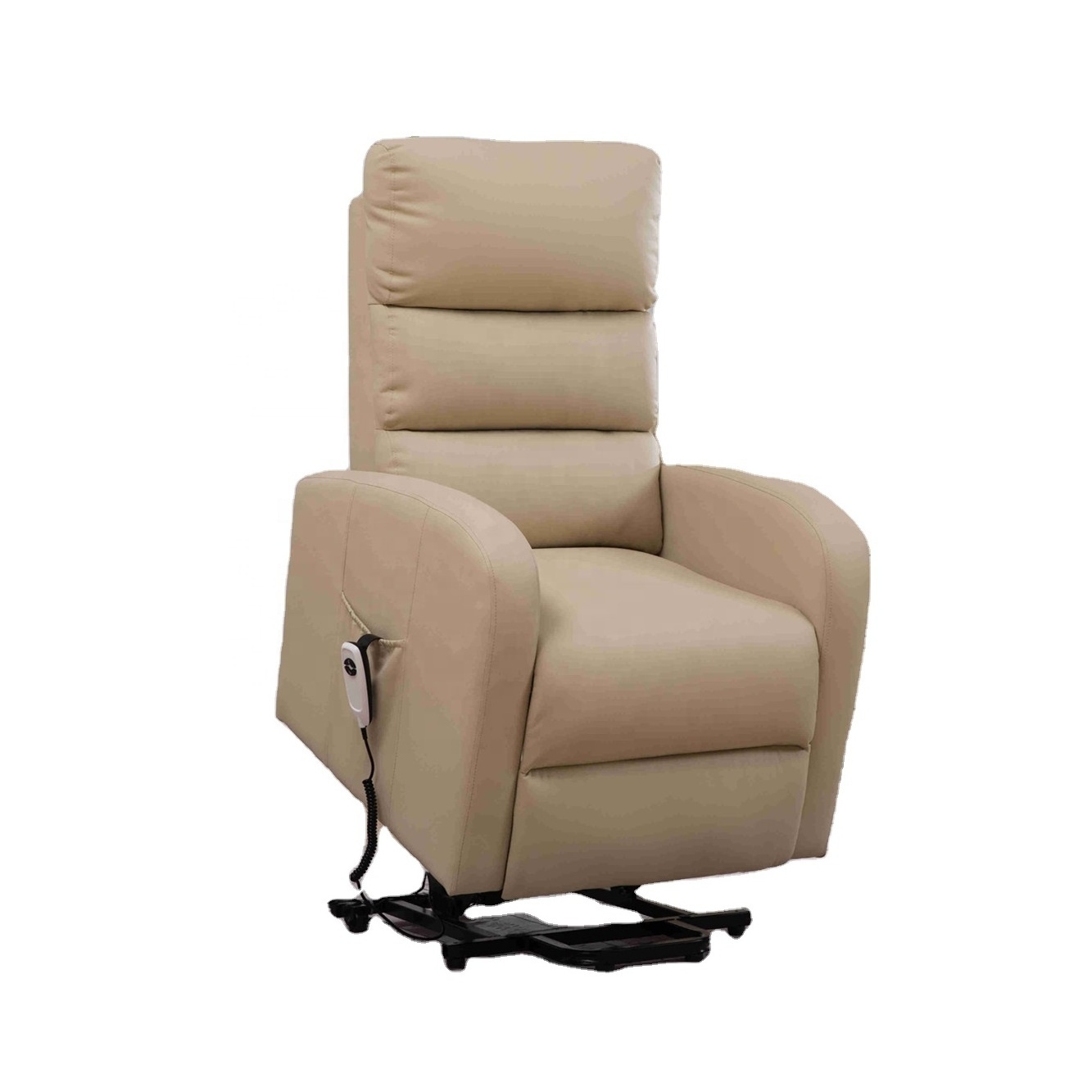 JKY Furniture Living Room Electric Riser Leather Vibrator Massage Lift Recliner Chair