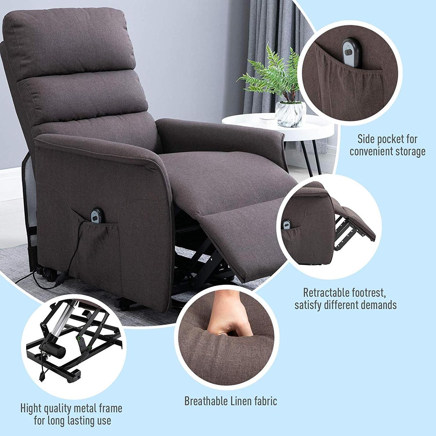 GEEKSOFA ZOY Motorized Recliner Chair Power Lift Silla Reclinable Recliner For Elderly