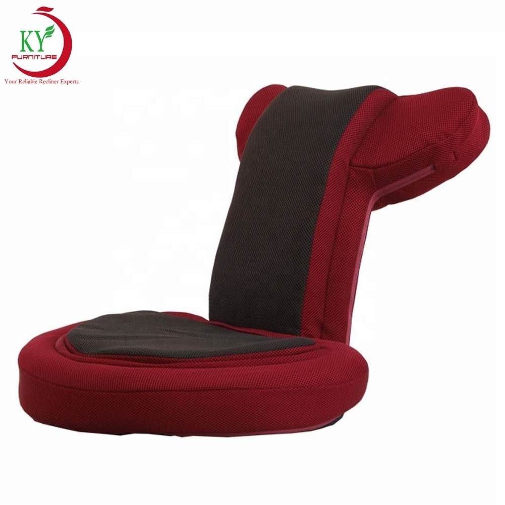 JKY Furniture Floor Recliner Chair for Adults Kids Chaise Lounges Home Lazy Tatami Chair Breathable Back Adjustable Folding