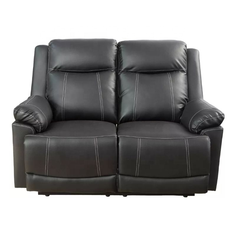 JKY 3 Seater Loveseat Air Leather Manual 2 Seater Motion Recliner Sofa Set Reclinable With Massage Function For Living Room