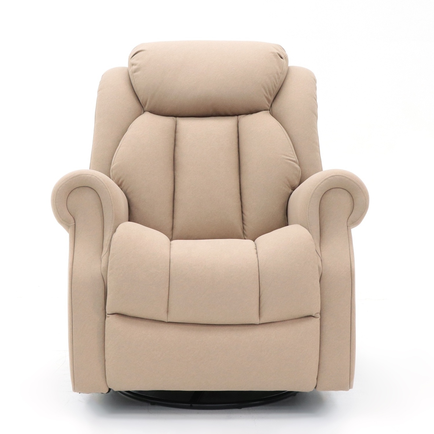 Geeksofa Factory Wholesale Lazy Boy Microfiber Fabric Manual Recliner Chair with Rocking and Swivel for Living Room Furniture