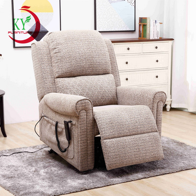 JKY Furniture Luxury Fabric Modern Automatic Power Electric Lift Massage Heated Recliner Chair Sofa