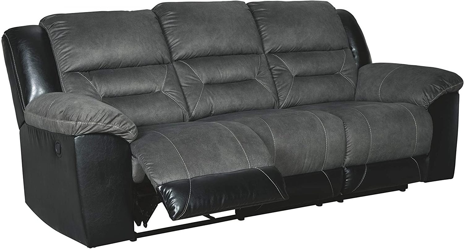 JKY Furniture 3 Seaters Leather Motion Recliner Sofa Set Reclinable With Massage Function And Cup Holder For Living Room