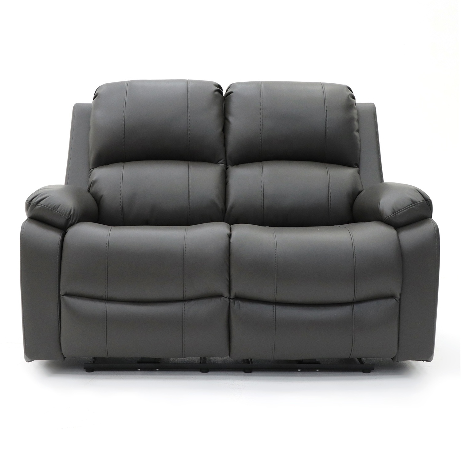 Geeksofa 3+2+1 Air Leather Power Electric Motion Recliner Sofa Set with Folding Down Table and Massage for Living Room Furniture