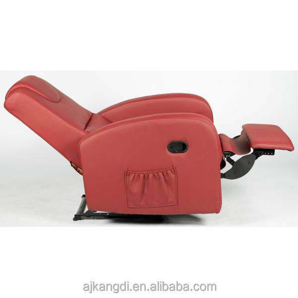 High quality red leather massage chair single Recliner sofa KD-RS7023