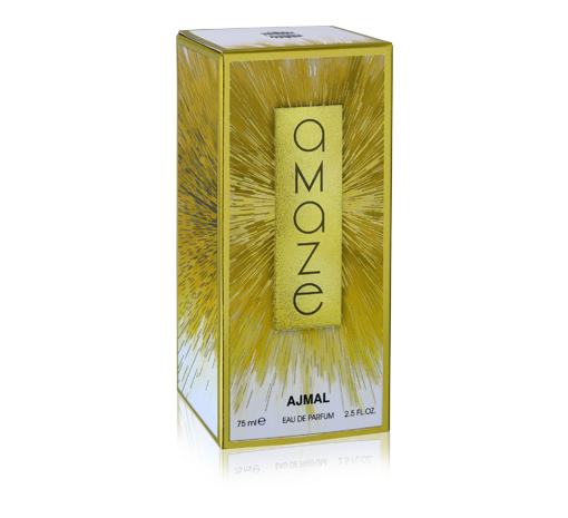 Women's Perfume AMAZE EAU DE  AJMAL 75ML VERBENA smell TOP NOTES FLORAL FRESH HEART FLORAL FRUITY