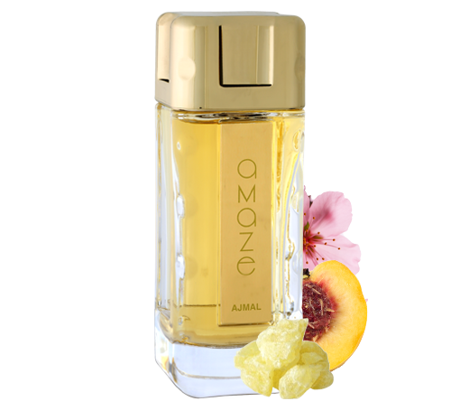 Women's Perfume AMAZE EAU DE  AJMAL 75ML VERBENA smell TOP NOTES FLORAL FRESH HEART FLORAL FRUITY