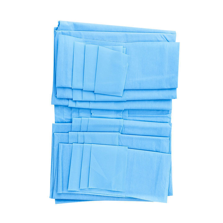 Professional Hospital Non Woven Fabric Medical Blue Cover Disposable Bed Sheet