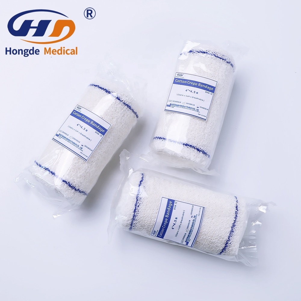 Medical Cotton Crepe Bandage Elastic Bandage Medical Consumables Wholesale 3