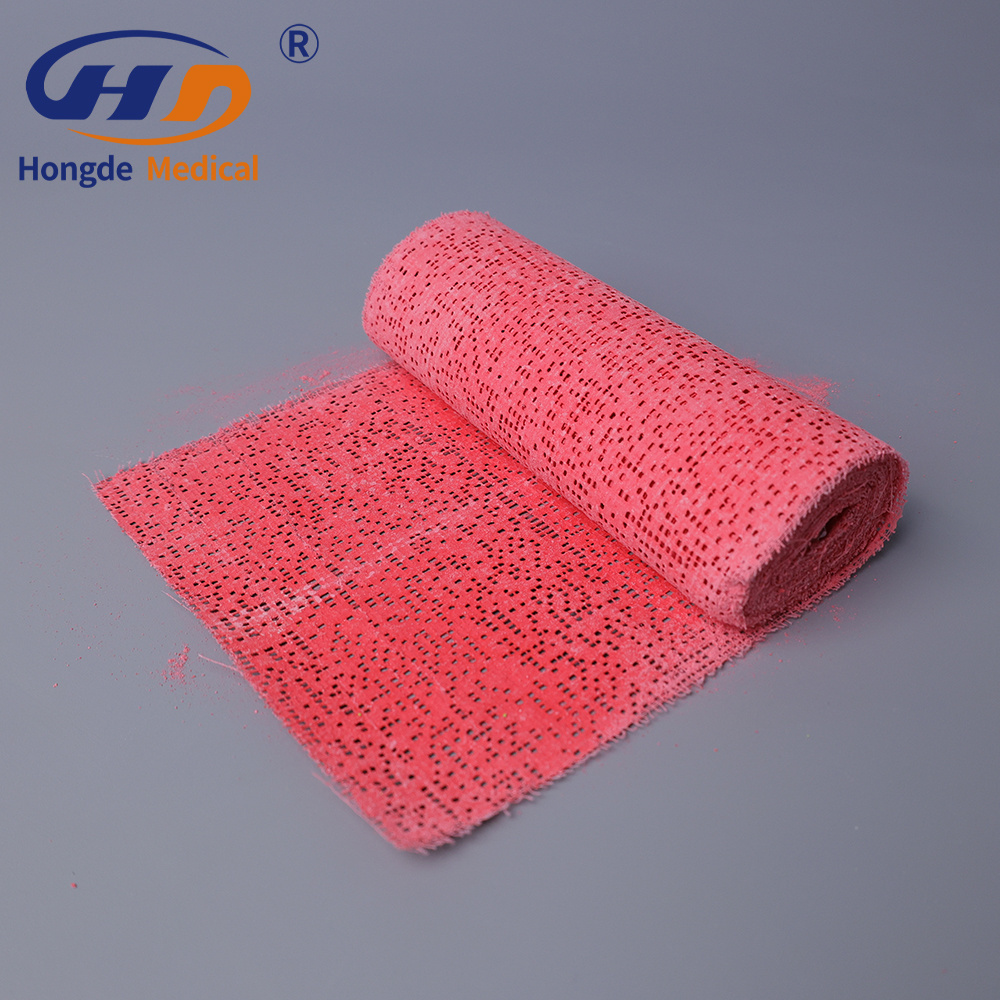 Factory hot selling medical pop bandage plaster bandages plaster gauze bandages red