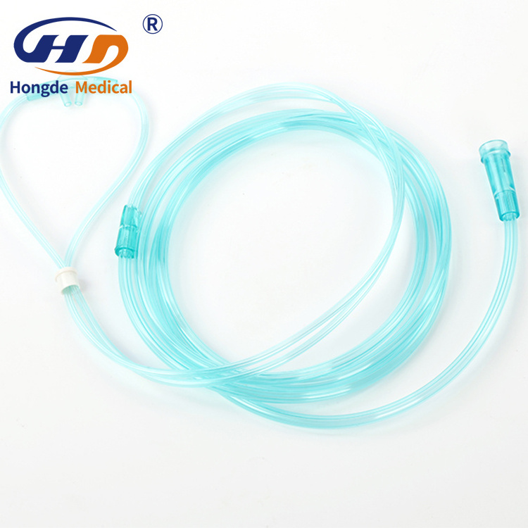 Factory Sterile Disposable Nasopharyngeal Flocked Swab With Pp Tube Nasal Oxygen Cannulac