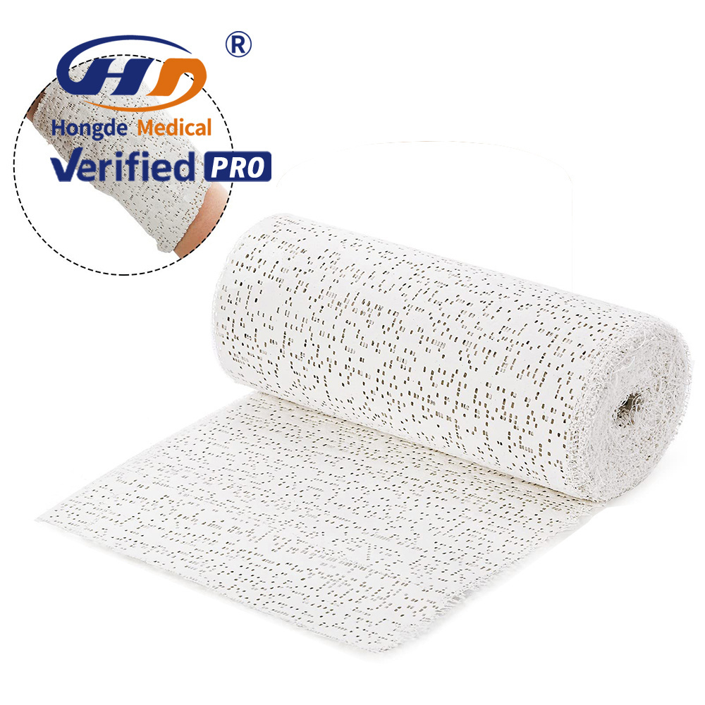 Elastic Spandex Roll Bandages Medical Cotton Gauze Surgical Making Plant Gypsum Bandage POP Bandage