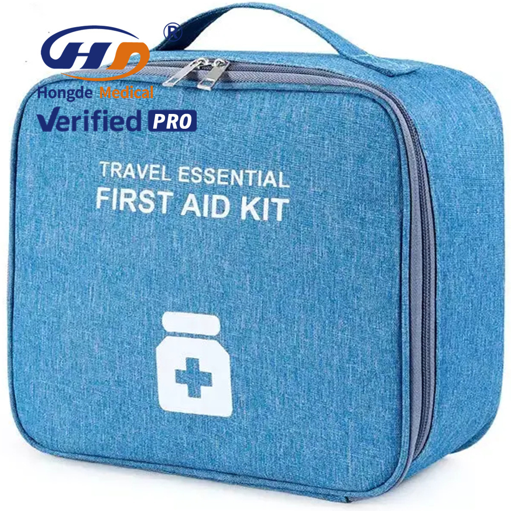 First Aid Kit With Two Handle Car Travel Portable Emergency Kit Survival Rescue Medical Bag Ifak Package