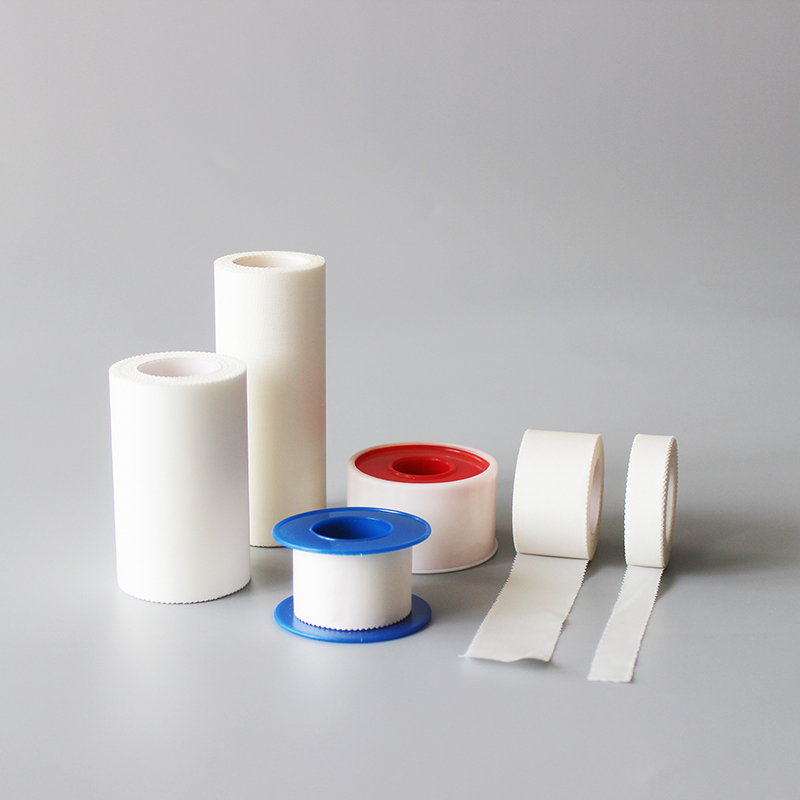 Medical Disposable Adhesive Skin Color White Color Silk Plaster Bandage Surgical Silk Tape For Wound