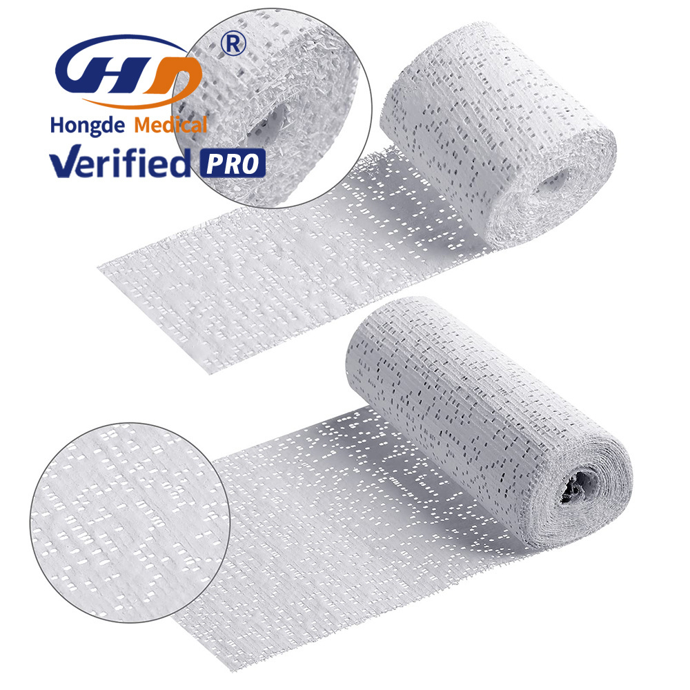 Elastic Spandex Roll Bandages Medical Cotton Gauze Surgical Making Plant Gypsum Bandage POP Bandage