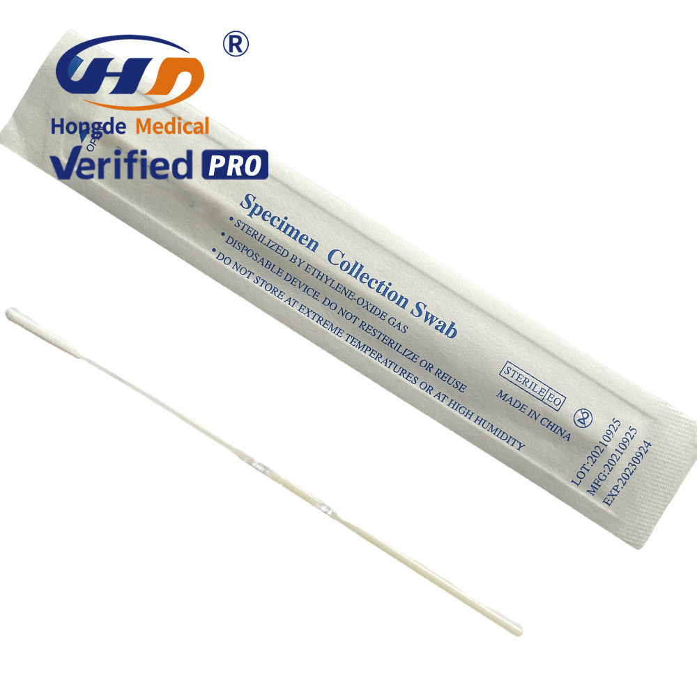 Flocked Swab Test Swab for Oral or Nasal With Disposable Sterile Package