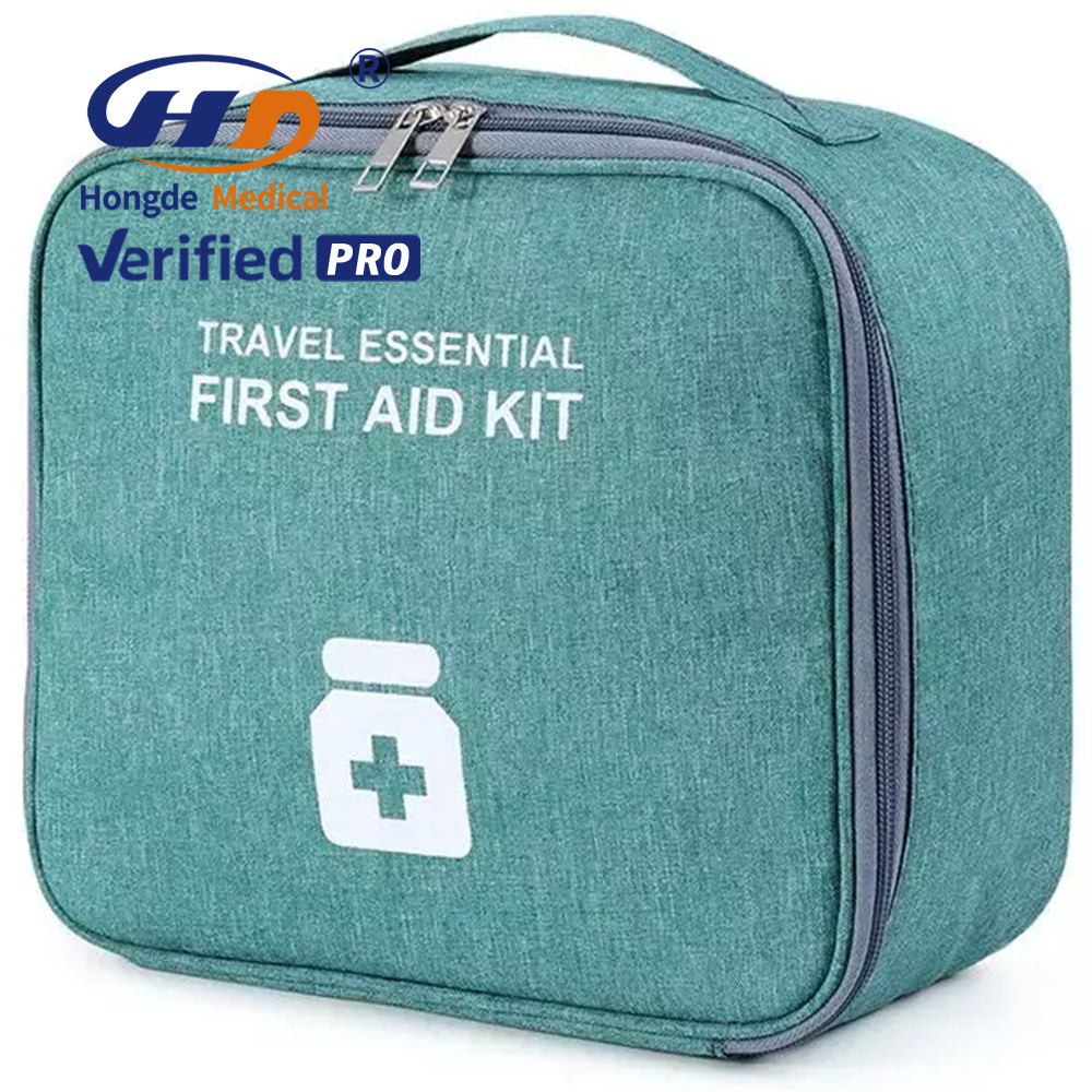 First Aid Kit With Two Handle Car Travel Portable Emergency Kit Survival Rescue Medical Bag Ifak Package