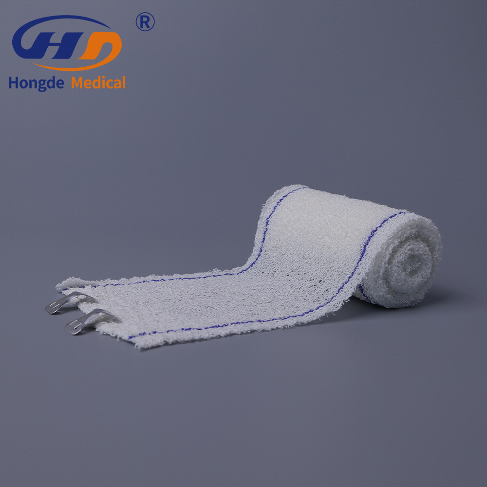 HD07 High Quality Crepe Bandage Factory Supply Medical Cotton Elastic Spandex Bandage 4